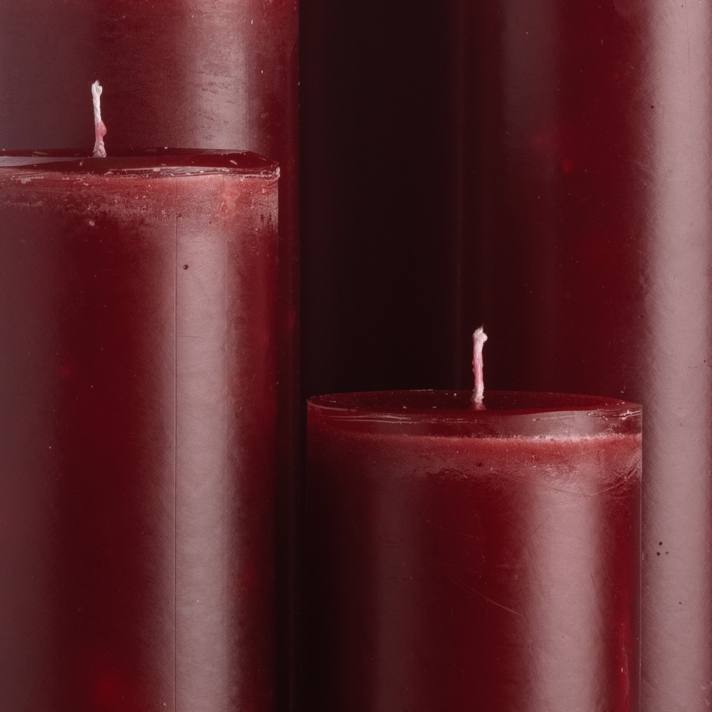 Wine red smooth - KG074