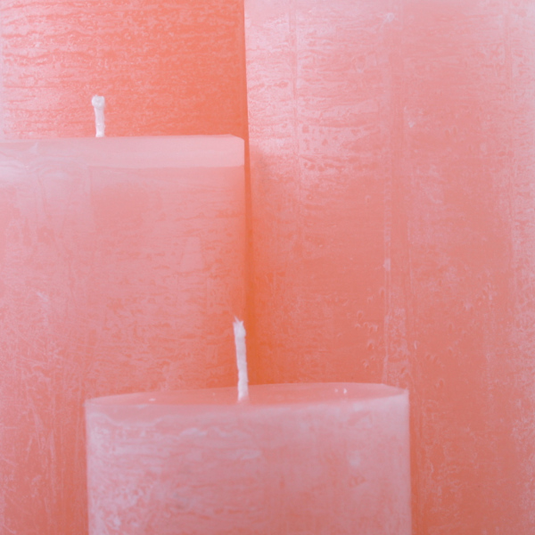 Salmon pink iced