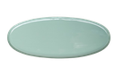 Kaarsenschotel metaal (licht groen)