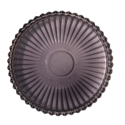 Glass dish fumé (dark)