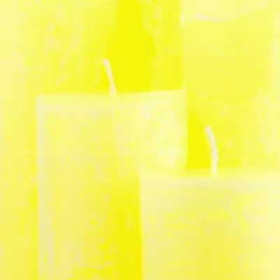 Jaune fluorescent  glacé