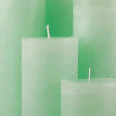 Pastel green iced