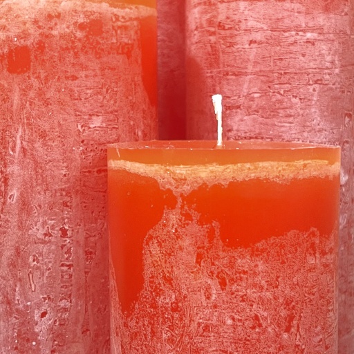 Orange foncé glacé